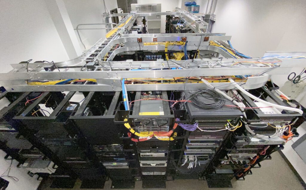overhead view of CACN Lab
